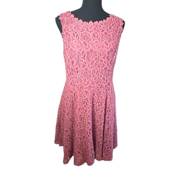 City Vibe Dresses & Skirts - City Vibe Pink Lace Junior Girls Dress Size 13